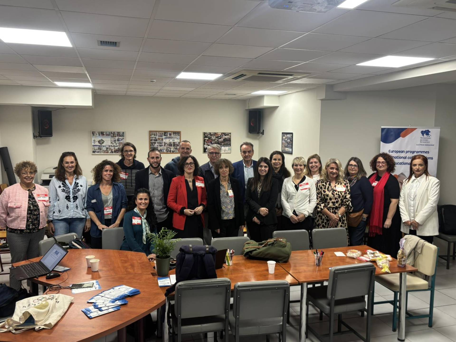 ErasmusDays2025_1η Ημέρα_Υποδοχή Γαλλικής Αντιπροσωπείας